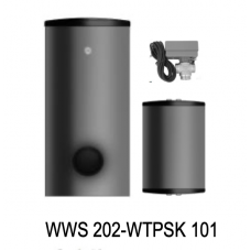 Vandens šildytuvas Alpha innotec WWS 202-WTPSK 101 su 184 l talpa 698-856-140